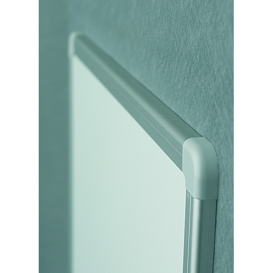 Magnētiskā tāfele 2x3 EcoBoards 60x40cm, alumīnija rāmis, balta