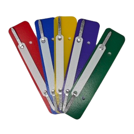 Скоросшиватель  Project File Binding Clips 35x150мм оранжевый 20шт
