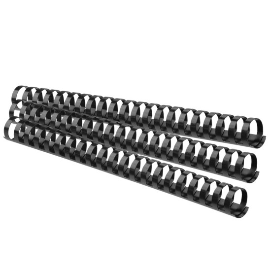 Plstmasas spirāles Forpus 38mm, 50gab/iep, melnas