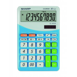 Калькулятор Sharp EL-M332BBL 12-значный синий