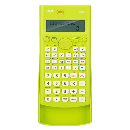 Научный калькулятор DELI 240F 240 функций зеленый