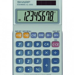 Калькулятор Sharp EL-250S солнечный с батарейкой