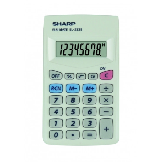Научный калькулятор Sharp EL-233S солнечный питание