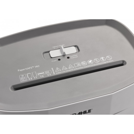 Paberipurustaja PaperSAFE® PS 140, 10 lehte, 5 x 18 mm P4, 12L