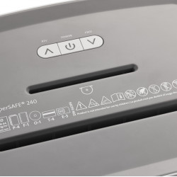 Paberipurustaja PaperSAFE® PS 240, 10 lehte, 4 x 12 mm P4, 25L