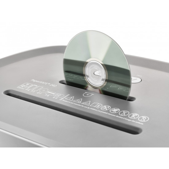 Paberipurustaja PaperSAFE® PS 240, 10 lehte, 4 x 12 mm P4, 25L