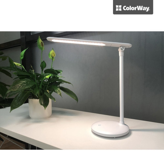 Настольная лампа ColorWay DL02 Перезаряжаемая LED