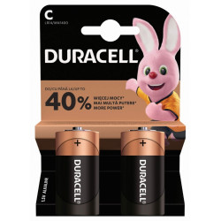 *Baterijas Duracell Plus Power C/LR14/MN1400, 1.5V, 2gab/iep