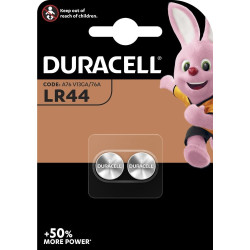 Батарейки кнопочные Duracell "LR44 (A76)", Долговечная Мощность