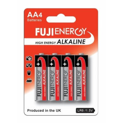 Батарейки AA FUJI "High Energy", Multicolor, Устойчивые к Протечкам