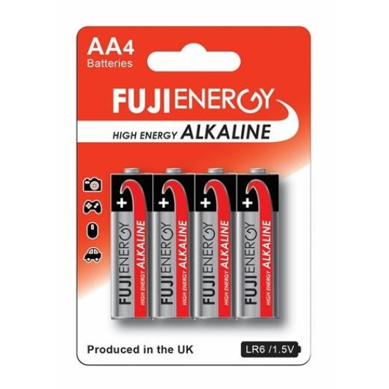 Батарейки AA FUJI "High Energy", Multicolor, Устойчивые к Протечкам