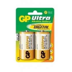 Батарейки GP Ultra Plus D LR20 2 штуки
