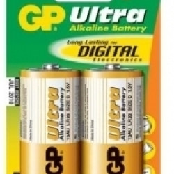 Батарейки GP Ultra Plus D LR20 2 штуки