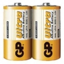 Батарейки GP Ultra Plus C LR14 2шт