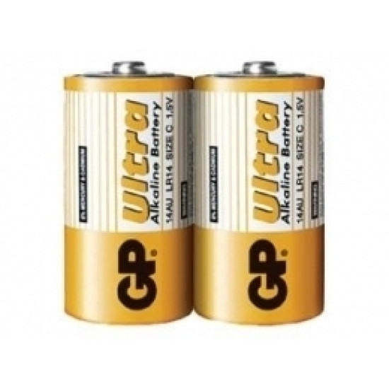 Батарейки GP Ultra Plus C LR14 2шт