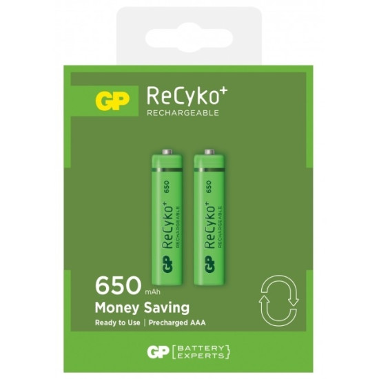 Аккумуляторные батарейки GP ReCyko AAA 12В 850мАч 1шт
