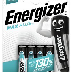 Baterijas Energizer max plus AAA B4 1.5V Alkaline, 4 gab
