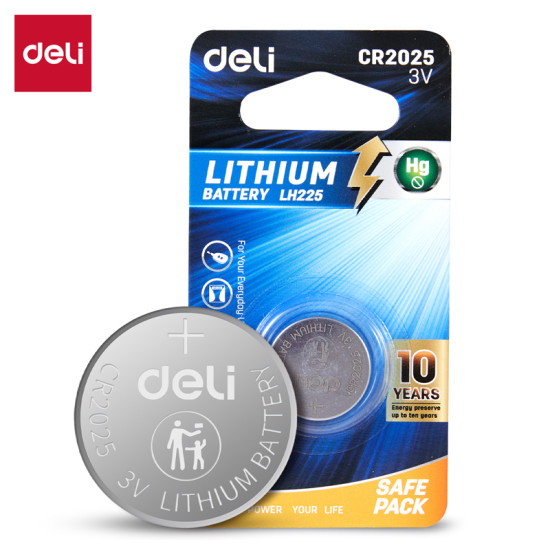 Baterija Deli LH225, litija, CR2025, 1gab/iep