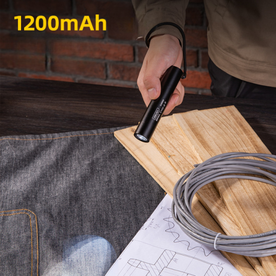 Фонарь DELI BLACK 3W 1200mAh мощный