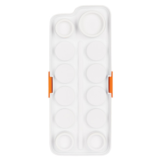 Акварель Deli EC10 12 цветов с кистью