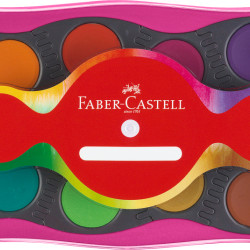 Краски акварельные Faber-Castell Connector 12 цветов единорог