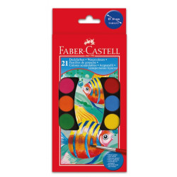 Akvareļu krāsas Faber Castell, 21 krāsas