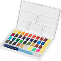 Акварель Faber-Castell Creative Studio 36 цветов с кистью