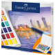 Акварель Faber-Castell Creative Studio 48 цветов с кистью