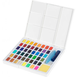 Акварель Faber-Castell Creative Studio 48 цветов с кистью