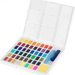Акварель Faber-Castell Creative Studio 48 цветов с кистью