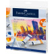 Акварель Faber-Castell 24 цвета 9 мл с палитрой