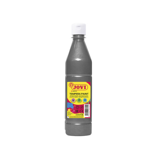 Guaša krāsa Jovi Metalic 500ml, sudraba