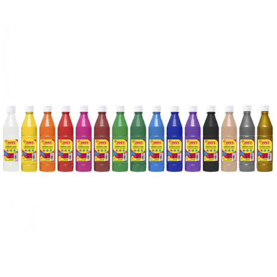 Guaša pudelē JOVI METALIC, 500 ml, sudraba kr.