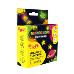Guaša krāsas Jovi PHOSPHORESCENT 35ml, 4 krāsas