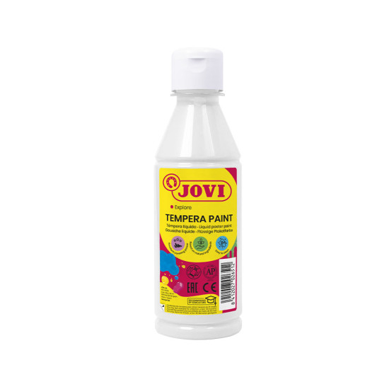 Guaša krāsa Jovi 250ml, balta