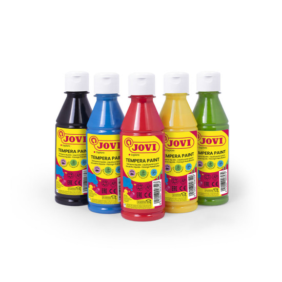Guaša krāsa Jovi 250ml, sarkana