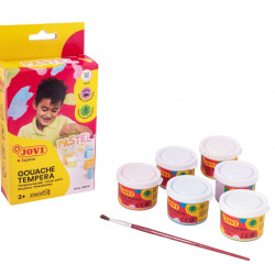 *Guaša krāsas Jovi Pastel ar otiņu, 35ml, 6 pasteļkrāsas
