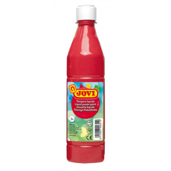 Guaša krāsa Jovi 500ml, sarkana