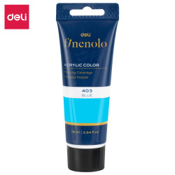 Акриловая краска Deli Blue 75ml 2.54 fl oz  яркий цвет