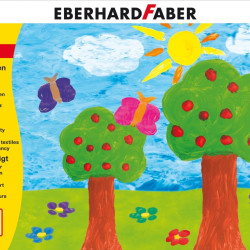 Пальчиковые краски EberhardFaber 6цветов100мл набор