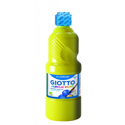 Akrila krāsa Giotto 500ml, dzeltena