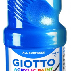 Акриловая краска Giotto 500мл Циан