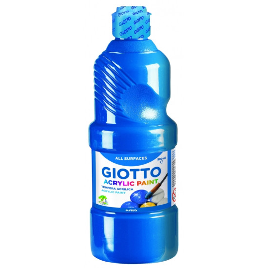 Акриловая краска Giotto 500мл Циан