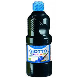 Akrila krāsa Giotto 500ml, melna