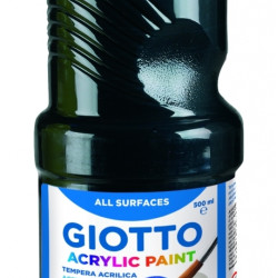 Краска акриловая Giotto 500мл черная