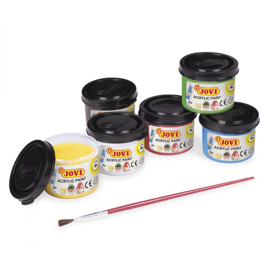 Akrila krāsa Jovi Decor, 6 krāsas