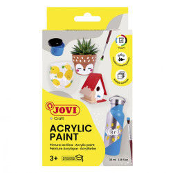 Akrila krāsa Jovi Decor, 6 krāsas