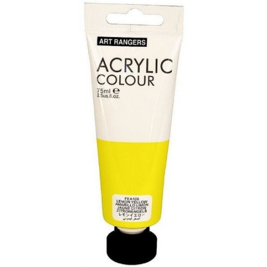 Akrila krāsa Art Rangers 75ml, Lemon Yellow