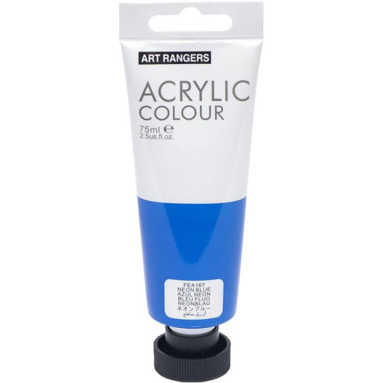 Akrila krāsa Art Rangers 75ml, Neon Blue