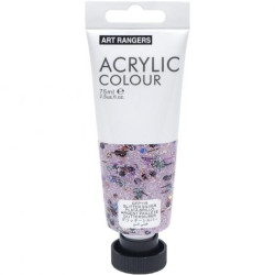 Akrila krāsa Art Rangers 75ml, Glitter Silver